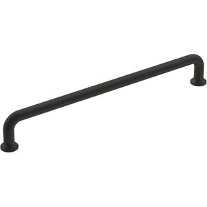 Amerock Uchwyt do szafki, czarny matowy 192 mm (192 mm) od środka do środka, 1 opakowanie, uchwyt do szuflady, uchwyt do szafki, osprzęt szafki Amerock Uchwyt do szafki, czarny matowy 192 mm (192 mm) od środka do środka, 1 opakowanie, uchwyt do szuflady, uchwyt do szafki, osprzęt szafki