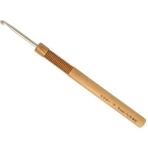 Addi Nature haaknaald olijvenhout 15 cm 3,50 mm 1 stuk Addi Nature haaknaald olijvenhout 15 cm 3,50 mm 1 stuk