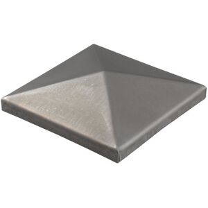 Alberts GAH- 418052 nasadka na słupek z metalu czworokątnego, do spawania, stal surowa, 150 x 150 mm / 2 sztuki, szt Alberts GAH- 418052 nasadka na słupek z metalu czworokątnego, do spawania, stal surowa, 150 x 150 mm / 2 sztuki, szt