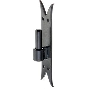 Alberts 863944 Skobel na płytce hak DI, zakończenie „Ogon karpia” czarny lakier zanurzeniowy średnica trzpienia Ø16 mm płyta 205 x 45 mm zestaw 10 szt. Alberts 863944 Skobel na płytce hak DI, zakończenie „Ogon karpia” czarny lakier zanurzeniowy średnica trzpienia Ø16 mm płyta 205 x 45 mm zestaw 10 szt.