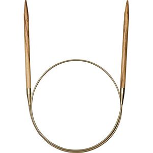 Addi Okrągła igła z drewna oliwkowego 40 cm x 3,5 mm, 3,5 mm Addi Okrągła igła z drewna oliwkowego 40 cm x 3,5 mm, 3,5 mm