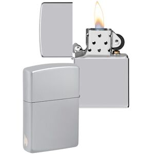 Zippo Zapalniczka Sztormowa, Chrom o optymalnym Połysku z Bocznym Grawerem Płomienia, do Napełniania, Wielokrotnego Użytku, Odporna na Wiatr, Pudełko Prezentowe, Wyprodukowana w USA Zippo Zapalniczka Sztormowa, Chrom o optymalnym Połysku z Bocznym Grawerem Płomienia, do Napełniania, Wielokrotnego Użytku, Odporna na Wiatr, Pudełko Prezentowe, Wyprodukowana w USA