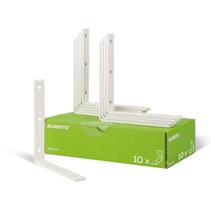 Alberts 847869 Kątownik belki wąski powlekany białym tworzywem sztucznym 160 x 160 x 20 mm zestaw 10 szt. Alberts 847869 Kątownik belki wąski powlekany białym tworzywem sztucznym 160 x 160 x 20 mm zestaw 10 szt.