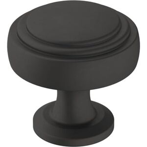 Amerock Gałka do szafki czarna matowa średnica 32 mm Winsome 1 opakowanie gałka szuflady osprzęt do szafki Amerock Gałka do szafki czarna matowa średnica 32 mm Winsome 1 opakowanie gałka szuflady osprzęt do szafki