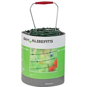 Alberts GAH- 530013 drut kolczasty, zielony, rolka 25 m, grubość drutu 2,8 mm Alberts GAH- 530013 drut kolczasty, zielony, rolka 25 m, grubość drutu 2,8 mm