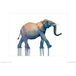 Oliver Flores Elephant Walk Podkładka na stół drukowana - 30x40 cm Oliver Flores Elephant Walk Podkładka na stół drukowana - 30x40 cm