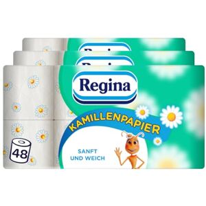 Regina Rumiankowe Papier Toaletowy - 3-warstwowe, Zestaw 3 x 16 rolek Regina Rumiankowe Papier Toaletowy - 3-warstwowe, Zestaw 3 x 16 rolek