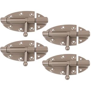 Alberts 821173 Rygiel trzpieniowy DURAVIS® z okrągłym uchwytem perłowobeżowy RAL 1035, powłoka duplex płytka 112 x 72 średnica trzpienia 16 mm zestaw 4 szt. Alberts 821173 Rygiel trzpieniowy DURAVIS® z okrągłym uchwytem perłowobeżowy RAL 1035, powłoka duplex płytka 112 x 72 średnica trzpienia 16 mm zestaw 4 szt.