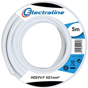 ELECTRALINE 11720 H05VV-F Kabel - 3G1mm, 5M, Użytek wewnętrzny ELECTRALINE 11720 H05VV-F Kabel - 3G1mm, 5M, Użytek wewnętrzny