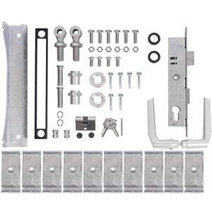 Alberts 678135 Zestaw akcesoriów Flexo do drzwi pojedynczych wysokość 1400 do 2000 mm stal surowa, ocynkowana ogniowo Alberts 678135 Zestaw akcesoriów Flexo do drzwi pojedynczych wysokość 1400 do 2000 mm stal surowa, ocynkowana ogniowo