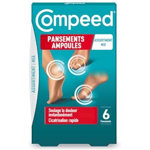 Zestaw plasterków na pęcherze Compeed x6 - Opatrunki Zestaw plasterków na pęcherze Compeed x6 - Opatrunki