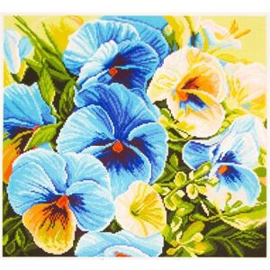 Kolekcja artystyczna Aida Fabric print Niebieskie myśli Kolekcja artystyczna Aida Fabric print Niebieskie myśli