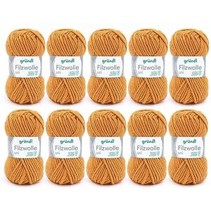 Wełna filcowa Gründl - Kolorowe nici do filcowania i DIY - 500g Wełna filcowa Gründl - Kolorowe nici do filcowania i DIY - 500g