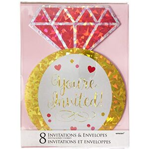 amscan International 491595 InviteINV DLX JMB Diamond Ring amscan International 491595 InviteINV DLX JMB Diamond Ring