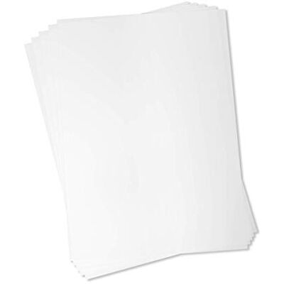 Rayher Folia termokurczliwa A4, biała, worek, 5 sztuk, kurcząca się folia plastikowa do drukowania, z folią termokurczliwą, do obiektów z efektem 3D, 69234102 Rayher Folia termokurczliwa A4, biała, worek, 5 sztuk, kurcząca się folia plastikowa do drukowania, z folią termokurczliwą, do obiektów z efektem 3D, 69234102