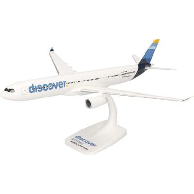Herpa model samolotu Snapfit Discover Airlines Airbus A330-300, miniatura w skali 1:200, model kolekcjonerski z podstawką, tworzywo sztuczne Herpa model samolotu Snapfit Discover Airlines Airbus A330-300, miniatura w skali 1:200, model kolekcjonerski z podstawką, tworzywo sztuczne