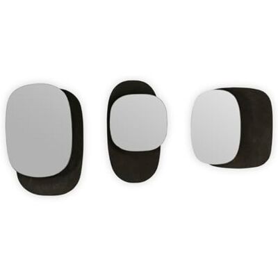 AlexandreHouse ESPEJOS 33X5X33/30X6X45/25X5X40 MADERA NEGRO AlexandreHouse ESPEJOS 33X5X33/30X6X45/25X5X40 MADERA NEGRO