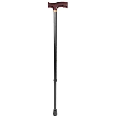 Kij Walk Stok - 770-1000 mm - Regulowany, Składany, Aluminium, Drewniana Rączka Kij Walk Stok - 770-1000 mm - Regulowany, Składany, Aluminium, Drewniana Rączka
