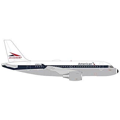 Herpa 536608 Airplane American Airlines Airbus A319, Allegheny Heritage Livery – N745VJ w skali 1: 200, plastikowa miniatura, bez pedału, model budynku, edycja kolekcjonerska Herpa 536608 Airplane American Airlines Airbus A319, Allegheny Heritage Livery – N745VJ w skali 1: 200, plastikowa miniatura, bez pedału, model budynku, edycja kolekcjonerska