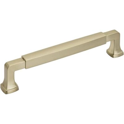 Amerock Uchwyt do szafki złoty szampan 6-5/16 cala (160 mm) od środka do środka, postawa 1 opakowanie uchwyt do szuflady osprzęt do szafki Amerock Uchwyt do szafki złoty szampan 6-5/16 cala (160 mm) od środka do środka, postawa 1 opakowanie uchwyt do szuflady osprzęt do szafki