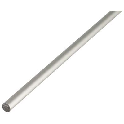 Alberts 473310 Pręt okrągły aluminium, anodowany na srebrno 1000 x 5 mm Alberts 473310 Pręt okrągły aluminium, anodowany na srebrno 1000 x 5 mm