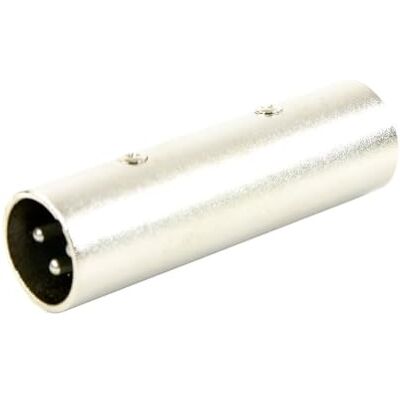 Plugger Adapter XLR męski/męski czarny Plugger Adapter XLR męski/męski czarny