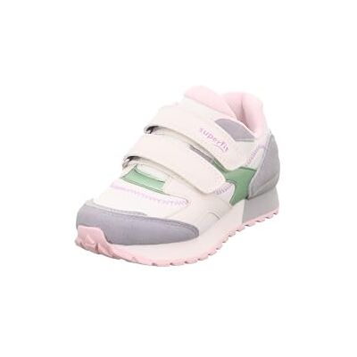 Superfit Model 1-009560-1000 Biały - Buty sportowe Superfit Model 1-009560-1000 Biały - Buty sportowe