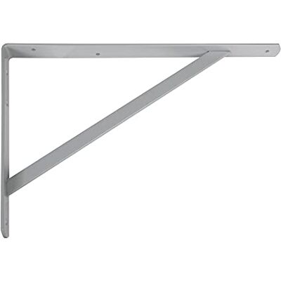 Amig Półki ścienne Kąt do półek Stojak na półki Stal Kolor Metaliczny Szary Pomiar: 300 x 225mm Maksymalna zalecana waga 260 kg Amig Półki ścienne Kąt do półek Stojak na półki Stal Kolor Metaliczny Szary Pomiar: 300 x 225mm Maksymalna zalecana waga 260 kg