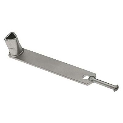 Alberts GAH- 782047 Klucz Trójkątny do Słupków Blokujących, Srebrny, 19 mm Alberts GAH- 782047 Klucz Trójkątny do Słupków Blokujących, Srebrny, 19 mm