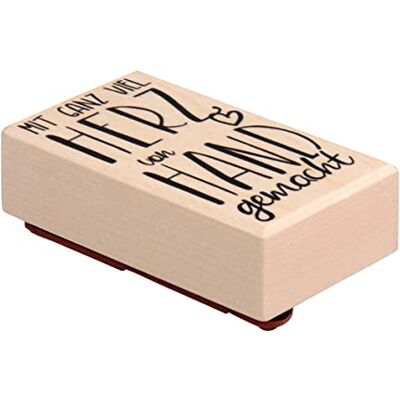 Rayher Stempel "Herz und Hand", 4 x 7 cm, 29235000 Rayher Stempel "Herz und Hand", 4 x 7 cm, 29235000