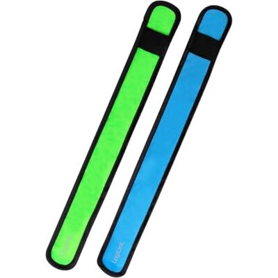 LogiLink Bransoletka LED z nylonu, zestaw 2 sztuk (1 x niebieski i 1 x zielony), 3 tryby świecenia LogiLink Bransoletka LED z nylonu, zestaw 2 sztuk (1 x niebieski i 1 x zielony), 3 tryby świecenia