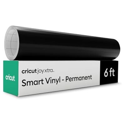 Cricut Smart Vinyl trwały, czarny, 24 cm x 1,8 m (1) Cricut Smart Vinyl trwały, czarny, 24 cm x 1,8 m (1)