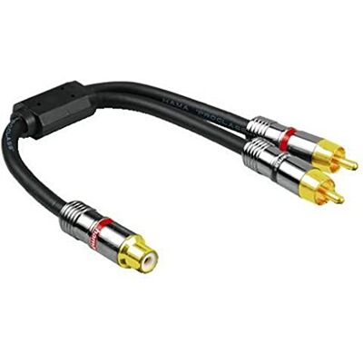 Hama Adapter sieciowy ProClass CarHifi-Y "ProClass", 1 złącze cinch 2 wtyczki cinch Hama Adapter sieciowy ProClass CarHifi-Y "ProClass", 1 złącze cinch 2 wtyczki cinch