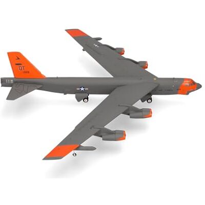 Herpa model samolotu U.S. Air Force Boeing B-52H Stratofortress – 49th Test and Evaluation Sqn – malowanie, miniatura w skali 1:200, model kolekcjonerski, model samolotu bez podstawki, metal Herpa model samolotu U.S. Air Force Boeing B-52H Stratofortress – 49th Test and Evaluation Sqn – malowanie, miniatura w skali 1:200, model kolekcjonerski, model samolotu bez podstawki, metal
