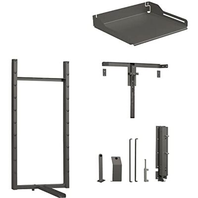 PEKA 100.0832.43 Pleno Standard, zestaw wysuwanych szuflad do szafki kuchennej do KB 450 mm z 4 blatami, stal antracytowa, srebrna PEKA 100.0832.43 Pleno Standard, zestaw wysuwanych szuflad do szafki kuchennej do KB 450 mm z 4 blatami, stal antracytowa, srebrna