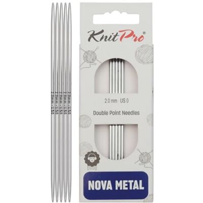 KnitPro Igły dwuszpiczaste Nova – szpilki dwustronne 12,5 cm x 2 mm, opakowanie 5 szt. KnitPro Igły dwuszpiczaste Nova – szpilki dwustronne 12,5 cm x 2 mm, opakowanie 5 szt.