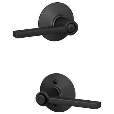 SCHLAGE F40 V LAT 622 Latitude Dźwignia blokady prywatności, matowa czerń SCHLAGE F40 V LAT 622 Latitude Dźwignia blokady prywatności, matowa czerń