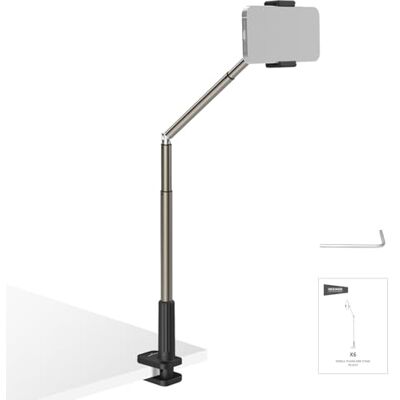 NEEWER WKŁAD WERSJA Stojak na telefon i biurko, regulowany uchwyt na telefon komórkowy o 360° do biurka nocnego stolik nocny kompatybilny z iPhone Samsung Android do nagrywania filmów wideo, X6 NEEWER WKŁAD WERSJA Stojak na telefon i biurko, regulowany uchwyt na telefon komórkowy o 360° do biurka nocnego stolik nocny kompatybilny z iPhone Samsung Android do nagrywania filmów wideo, X6
