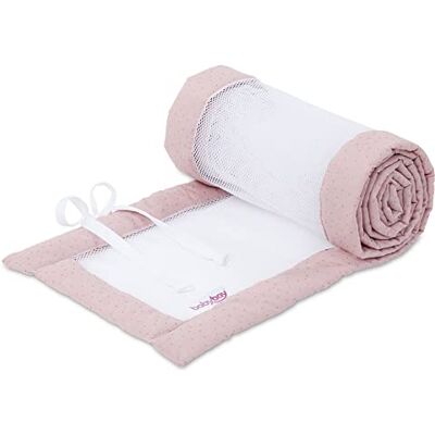 babybay Gniazdko Mesh Royal pasuje do modelu oryginalnego, różowe kropki złote babybay Gniazdko Mesh Royal pasuje do modelu oryginalnego, różowe kropki złote