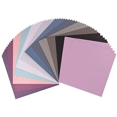 Creative Florence Cardstock papier, mieszanka kolorów, zima, 216 g/m², kwadratowe, 30,5 x 30,5 cm, 60 sztuk, gładkie, do scrapbookingu, tworzenia kart, wykrawania i innych prac ręcznych Creative Florence Cardstock papier, mieszanka kolorów, zima, 216 g/m², kwadratowe, 30,5 x 30,5 cm, 60 sztuk, gładkie, do scrapbookingu, tworzenia kart, wykrawania i innych prac ręcznych
