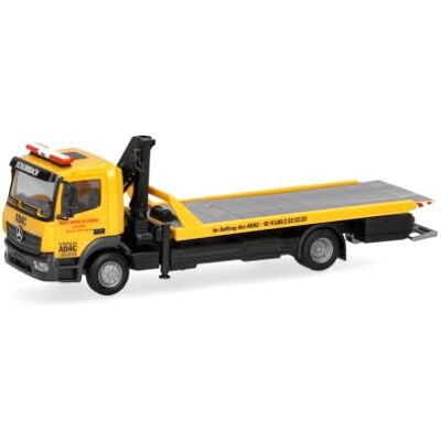 Herpa model ciężarówki Mercedes-Benz Atego 13 platformowa do holowania ADAC Wierny model ciężarówki w skali 1:87 z tworzywa dla kolekcjonerów i fanów kolei od 14 lat Herpa model ciężarówki Mercedes-Benz Atego 13 platformowa do holowania ADAC Wierny model ciężarówki w skali 1:87 z tworzywa dla kolekcjonerów i fanów kolei od 14 lat