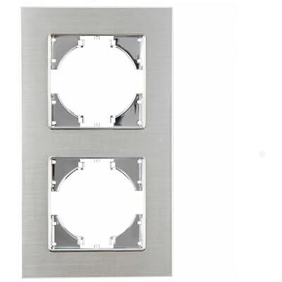 Brightium Elegancka aluminiowa rama w kolorze srebrnym, idealna do współczesnych środowisk. Idealny do podkreślenia dwóch poziomo ułożonych elementów w każdym pomieszczeniu w dobrym stylu. Brightium Elegancka aluminiowa rama w kolorze srebrnym, idealna do współczesnych środowisk. Idealny do podkreślenia dwóch poziomo ułożonych elementów w każdym pomieszczeniu w dobrym stylu.