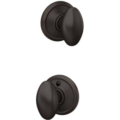 SCHLAGE F10 V SIE 716 Sienna gałka do drzwi, zamek do przedpokoju i szafy, postarzany brąz SCHLAGE F10 V SIE 716 Sienna gałka do drzwi, zamek do przedpokoju i szafy, postarzany brąz