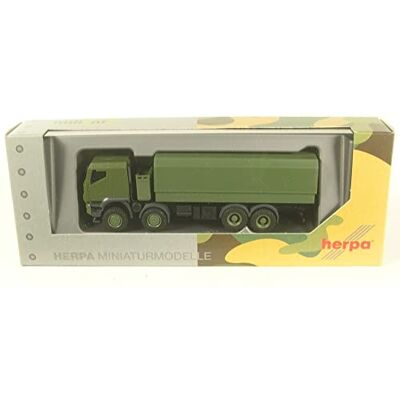 Herpa Iveco Trakker 8 x 8 model ciężarówki z ochroną platformy, skala 1:87, do modeli Dioramy, modelarstwa, części kolekcjonerskie, dekoracja, Made in Germany, tworzywo sztuczne Herpa Iveco Trakker 8 x 8 model ciężarówki z ochroną platformy, skala 1:87, do modeli Dioramy, modelarstwa, części kolekcjonerskie, dekoracja, Made in Germany, tworzywo sztuczne