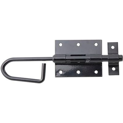 Alberts 863296 Zasuwa zamkowa trzpieniowa z zamocowaną obejmą powlekana czarnym tworzywem sztucznym płytka 80 x 66 mm trzpień śr. 11,5 mm, dł. 200 mm zestaw 10 szt. Alberts 863296 Zasuwa zamkowa trzpieniowa z zamocowaną obejmą powlekana czarnym tworzywem sztucznym płytka 80 x 66 mm trzpień śr. 11,5 mm, dł. 200 mm zestaw 10 szt.