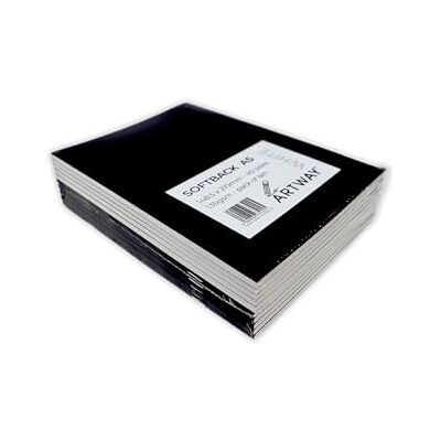 Artway Szkicownik Softback portret A5 papier kartridżowy 135 g/m² 20 stron/40 stron opakowanie dziesięciu Artway Szkicownik Softback portret A5 papier kartridżowy 135 g/m² 20 stron/40 stron opakowanie dziesięciu