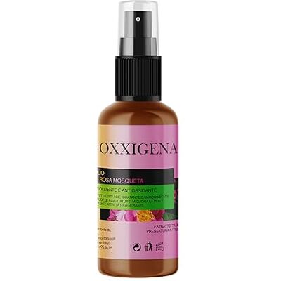 OXXIGENA 100% czysty olejek różowy, opakowanie w sprayu 100 ml, uniwersalny środek nawilżający do suchej i pękniętej skóry, idealny do zmarszczek, blizn, paznokci lub włosów OXXIGENA 100% czysty olejek różowy, opakowanie w sprayu 100 ml, uniwersalny środek nawilżający do suchej i pękniętej skóry, idealny do zmarszczek, blizn, paznokci lub włosów