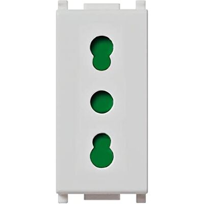 VIMAR Wtyczka 2P + T 16 A srebrna VIMAR Wtyczka 2P + T 16 A srebrna