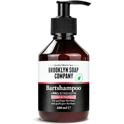 Brooklyn Soap Company , Activator szampon do brody + Pro Strength 200 ml – szampon do porostu brody – szampon Beard Growth do gęstszego porostu brody Brooklyn Soap Company , Activator szampon do brody + Pro Strength 200 ml – szampon do porostu brody – szampon Beard Growth do gęstszego porostu brody