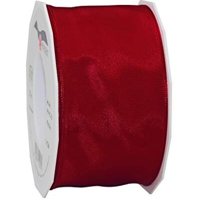 C.E. Pattberg Bordeaux Dekoracyjna Taśma - 25m, 60mm - Imprezy i Rękodzieło C.E. Pattberg Bordeaux Dekoracyjna Taśma - 25m, 60mm - Imprezy i Rękodzieło